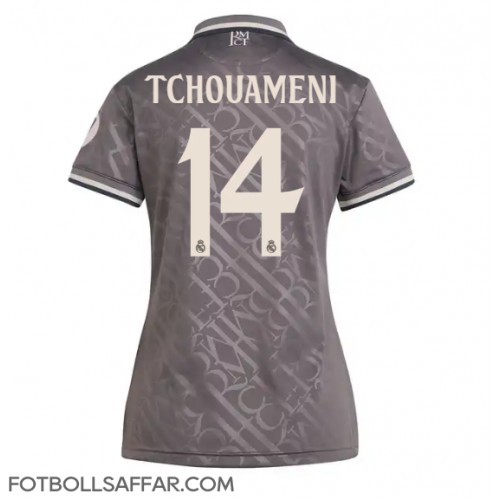 Real Madrid Aurelien Tchouameni #14 Tredjeställ Dam 2024-25 Kortärmad